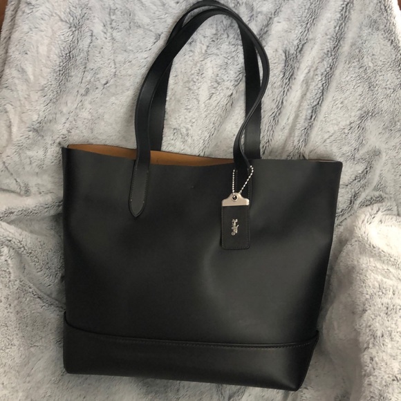 Coach Handbags - Coach 1941 Gotham Tote - Plain Black #58913